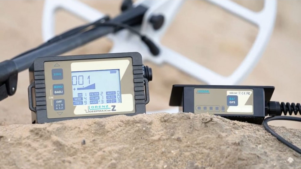 فلزیاب لورنز lorenz z2 با حساسیت بیشتر برای کاوش طلا .شرکت فلزیاب اطلس